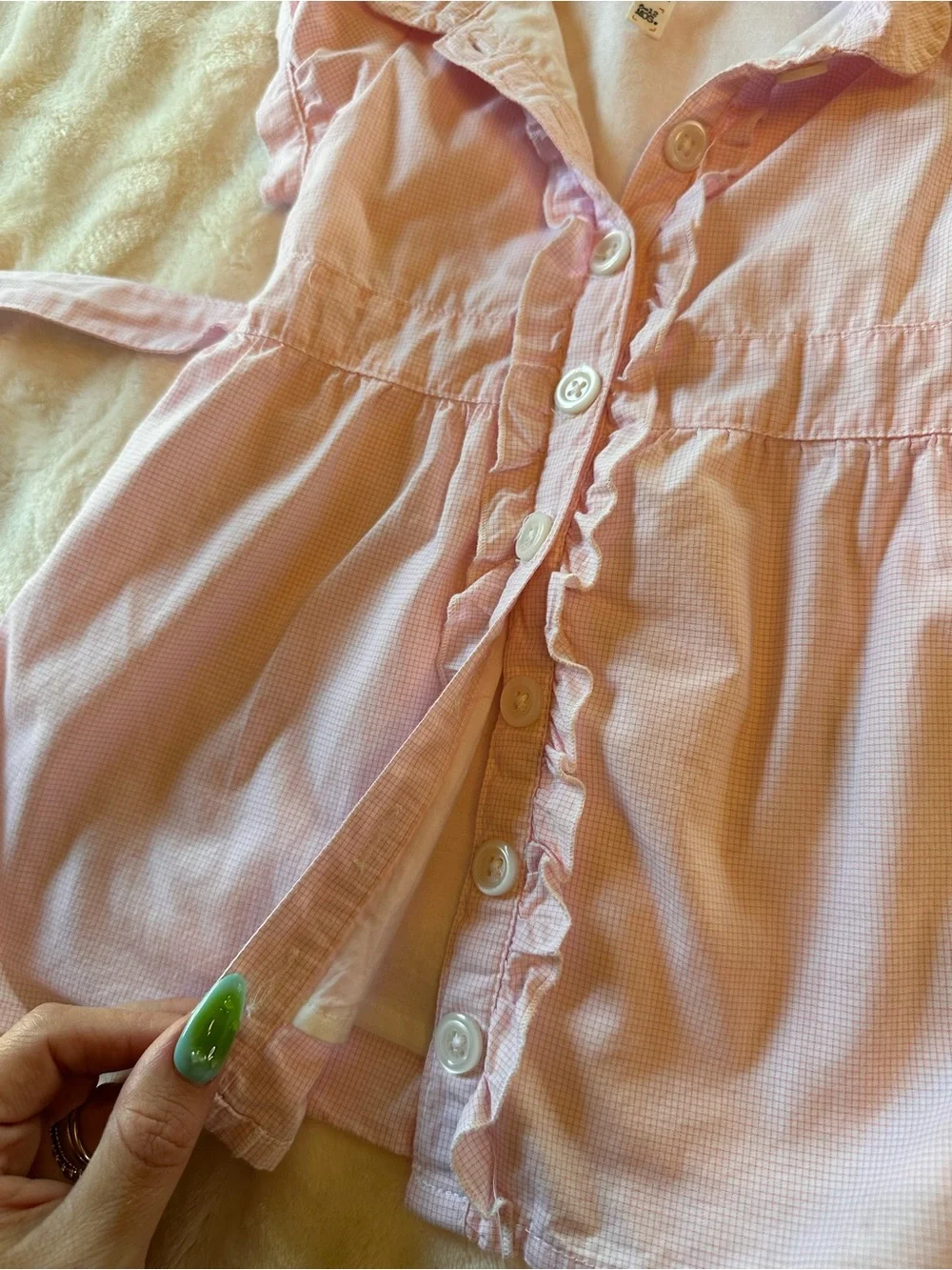 Pink Old Navy Girls' Shirt Dress and Blue Romper Set